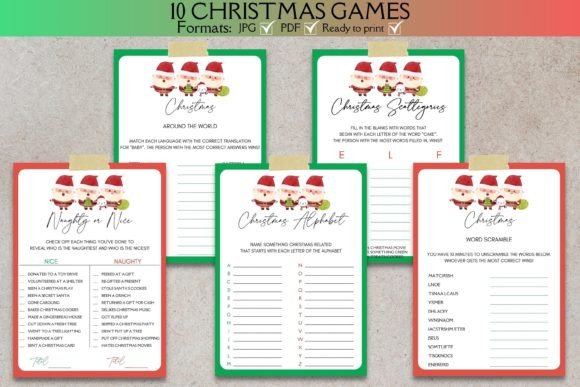 10 Christmas Games Bundle for Festive Family Fun