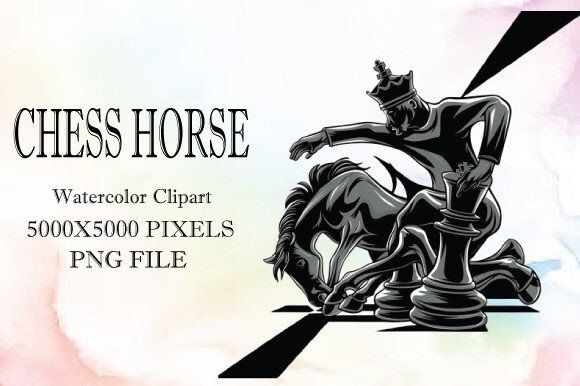 Chess Horse Watercolor Clipart 15: Creative Uses