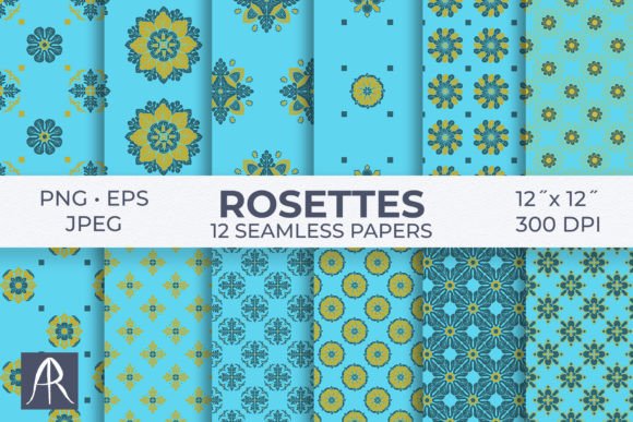 Classic Rosettes Mandalas Patterns: A Guide to Bohemian Digital Design