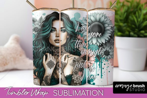 Designing Mindfulness: The Role of Affirmation Tumbler Wrap Sublimation PNG in Modern Drinkware