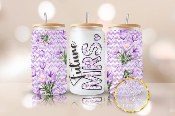Elevating Bridal Merchandise: The Strategic Value of the Future Mrs Glitter Libbey Glass Wrap PNG