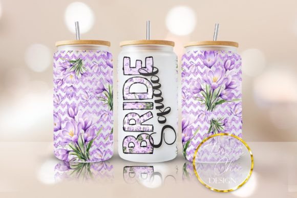 Elevating Drinkware with the Bride Squad Glitter Libbey Glass Wrap