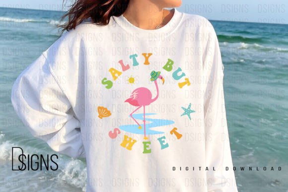 Elevating Seasonal Merchandise with Summer Beach Salty Flamingo Sublimation