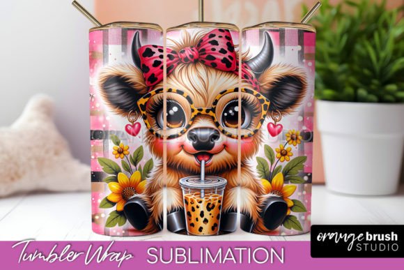 Evaluating Highland Cow Tumbler Wrap Sublimation for 20 Oz Skinny Tumblers