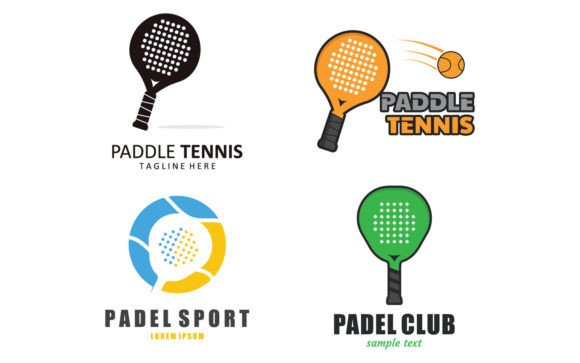 Evaluating the Vector Padel Tennis Logo Template for Brand Identity and Design Projects