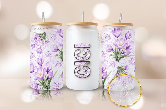 Gigi Libbey Cup Wrap Mothers Day PNG: Elevating Personalized Drinkware