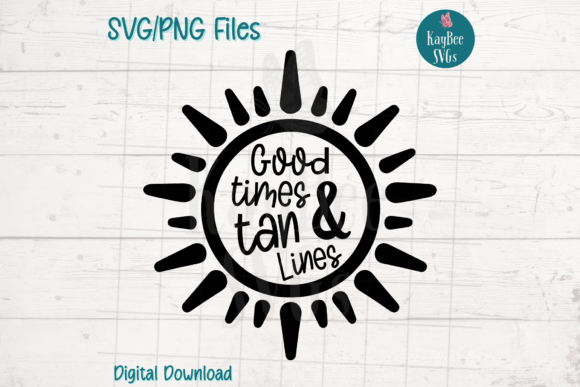 Good Times Tan Lines: Creative SVG Design Guide