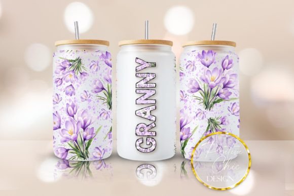 Granny Libbey Cup Wrap PNG Design Guide
