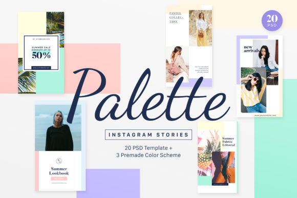 Instagram Stories Pack - Palette: Elevating Your Visual Brand Identity