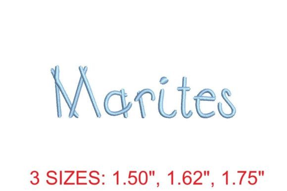 Marites Font: Evaluating Fit, Format, and Application in Machine Embroidery