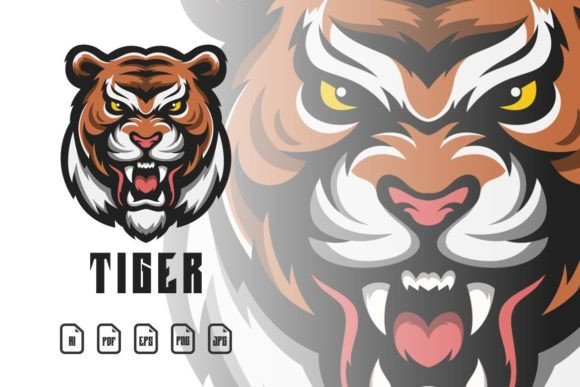 Mastering Brand Identity with a Tiger Mascot Logo Illustrator Template