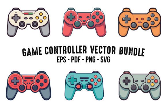 Maximizing Creative Flexibility with the Gamepad Console Illustration Clipart Set