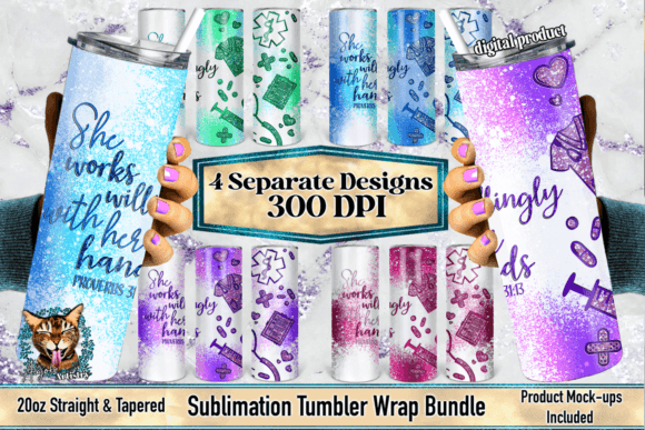 Medical Marvels Tumbler Wrap Bundle: Creative Designs