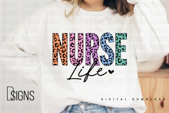 Nurse Life Leopard Sublimation: Elevating Healthcare Apparel and DIY Projects