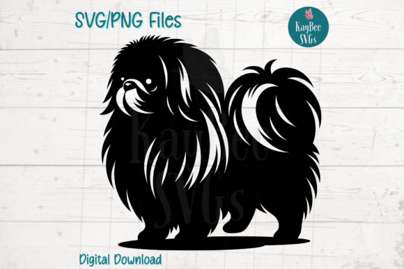Pekingese Dog Silhouette: Creative Applications for Crafters and Pet Lovers