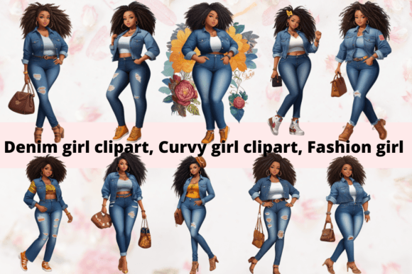 Strategic Application of Girl Clipart and Fashion Girl Clipart in Professional Design