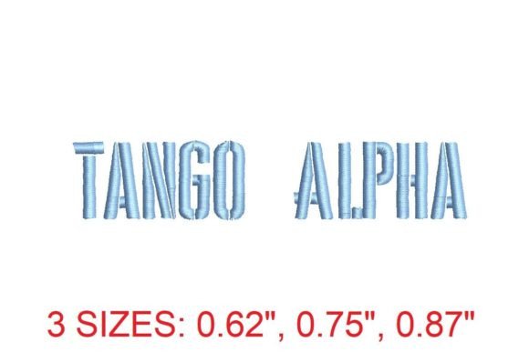 Tango Alpha Embroidery Font: Strategic Application for Professional Results