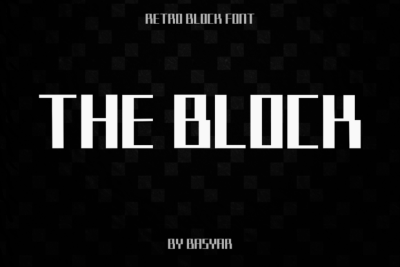 The Block Font: Mastering Vintage Retro Display Design